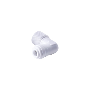 Фитинг угловой 1/4" - внеш. резьба 3/8" Фитинг угловой 1/4" - внеш. резьба 3/8"