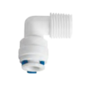 Фитинг угловой 1/4"м-1/4" (трубка-резьба) QT-11А Naturewater (40-4-4)